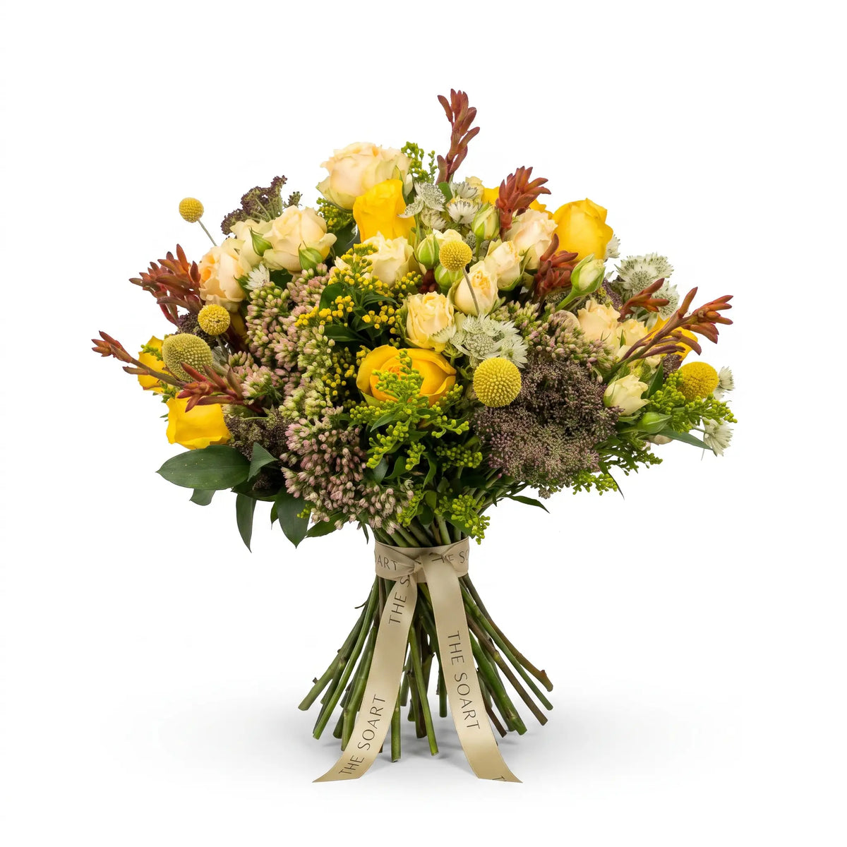 Autumn Meadow hand-tied flower bouquet by The SoArt