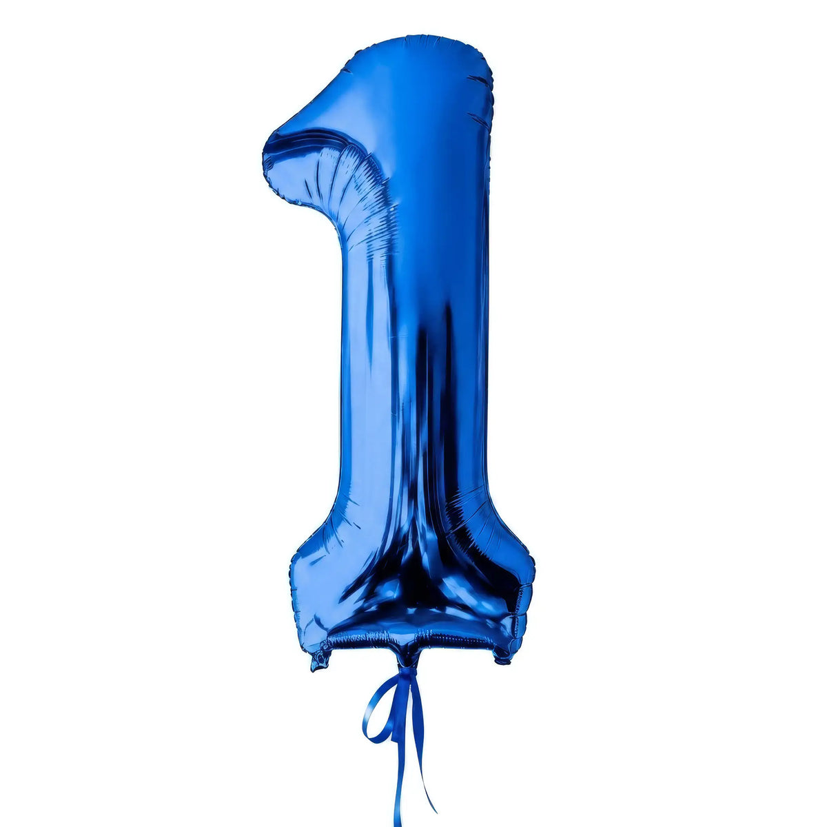 Giant blue number 1 helium balloon by The SoArt
