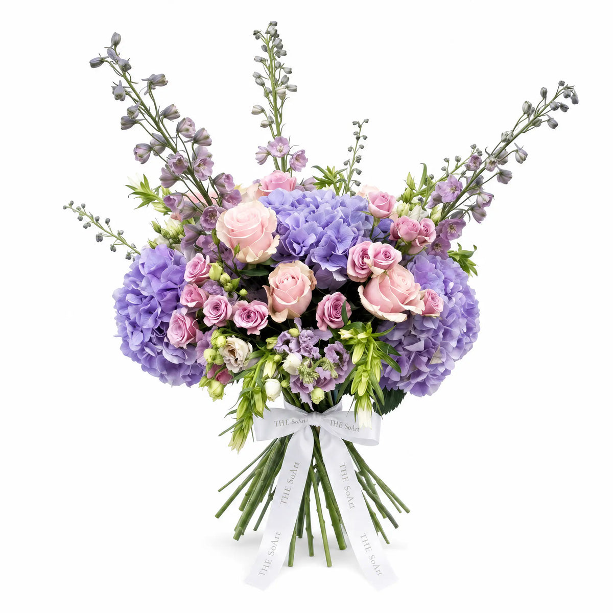 Lavender Dream hand-tied flower bouquet by The SoArt