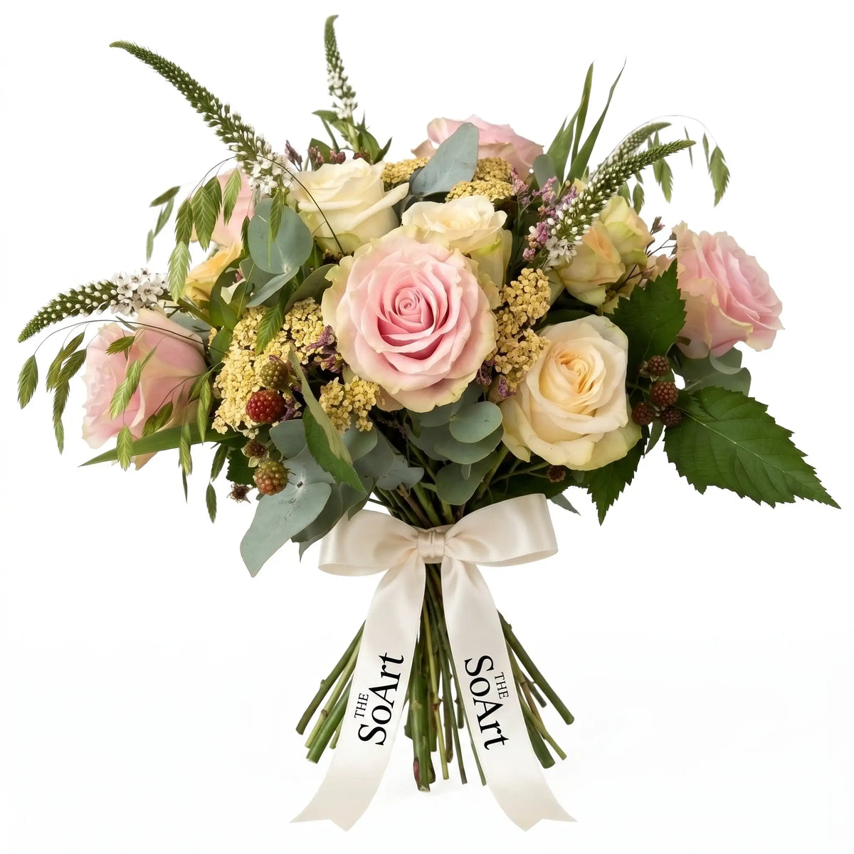 Rose Meadow hand-tied flower bouquet by The SoArt