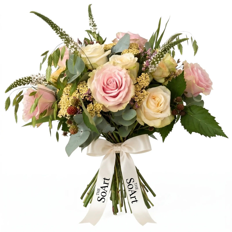 Rose Meadow hand-tied flower bouquet by The SoArt