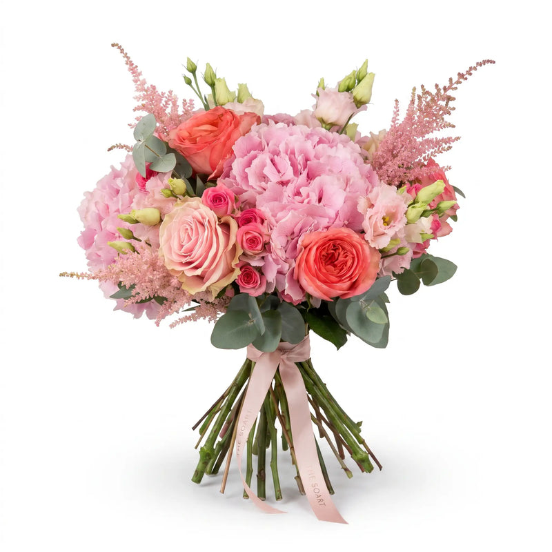 Velvet Petals hand-tied flower bouquet by The SoArt