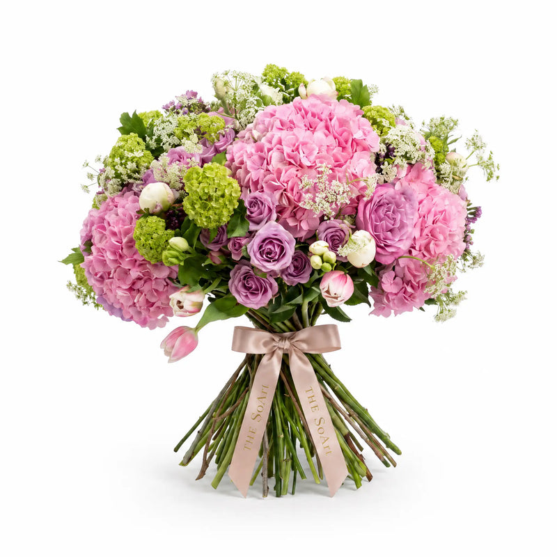 Vibrant Blooms hand-tied flower bouquet by The SoArt