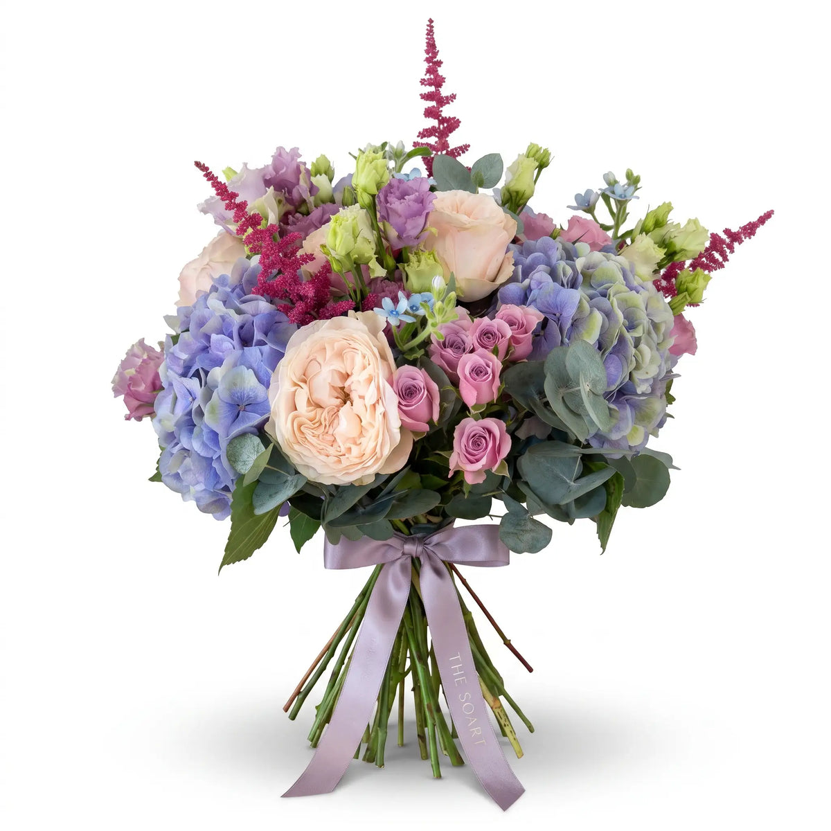 Violet Opal hand-tied flower bouquet by The SoArt