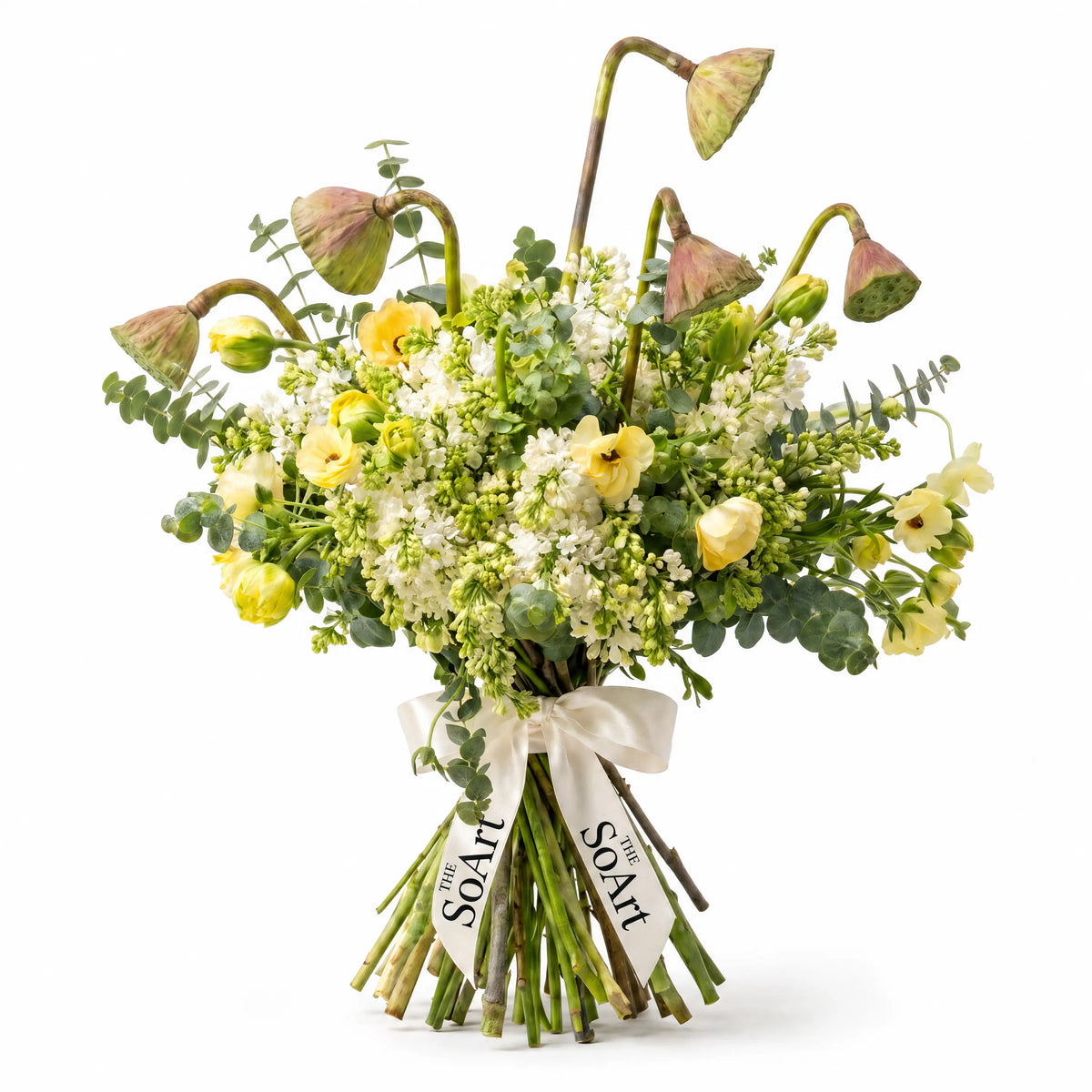 Wild Poetry hand-tied flower bouquet by The SoArt